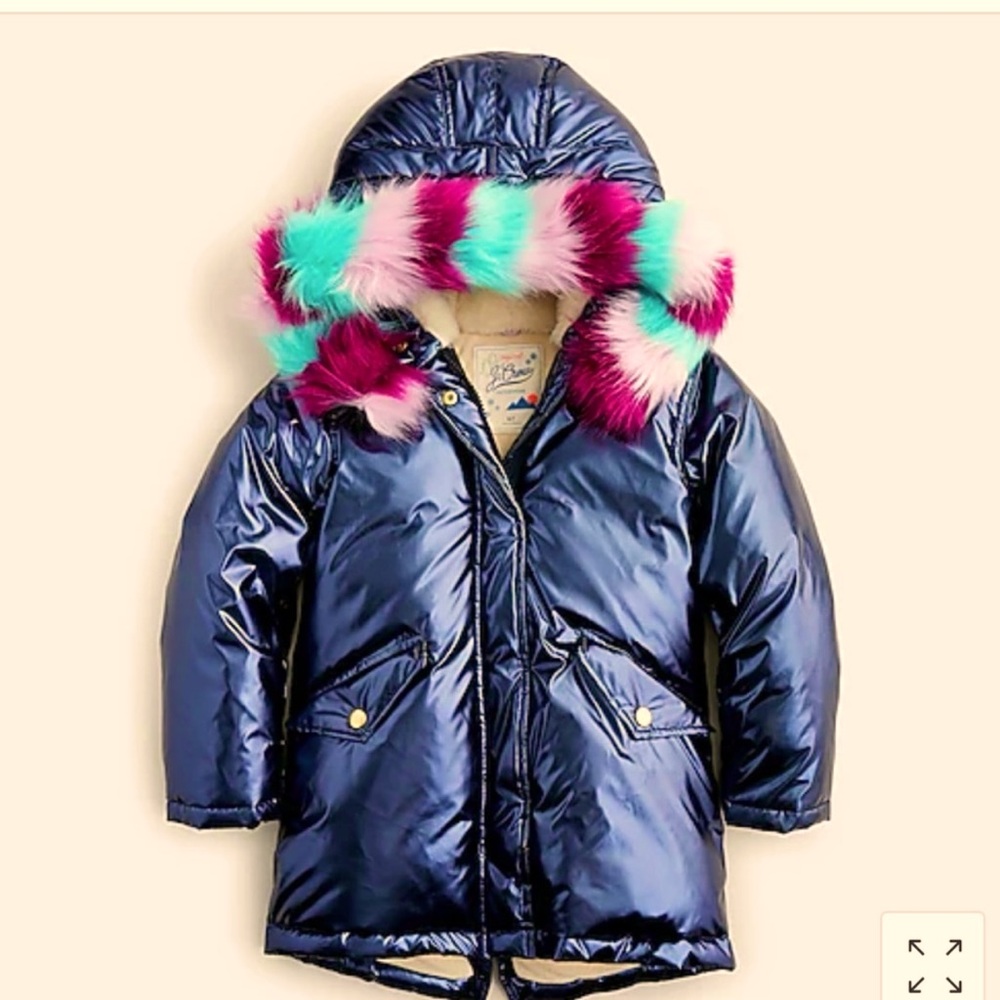 J Crew girls parka